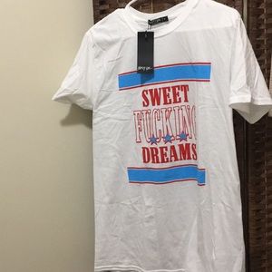 Brand new nasty gal sweet fucking dreams tee